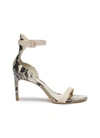 SOPHIA WEBSTER 'Nicole' ankle strap snake embossed leather sandals