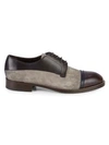 CANALI LEATHER & SUEDE DERBYS,0400010956271