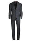 ISAIA Regular-Fit Plaid Wool Suit
