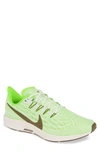 Nike Air Zoom Pegasus 36 Mesh Running Sneakers In Green