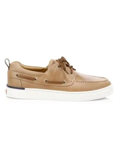 Sperry Gold Cup Leather Boat Shoes In Tan
