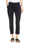 Vince Coin Pocket Stretch Cotton Chino Pants In Navy