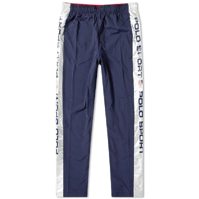 Polo Ralph Lauren Polo Sport Silver Taped Trouser In Blue