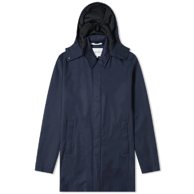 Norse Projects Trondheim Loro Piana Parka In Blue