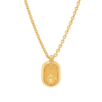 Versace Pendant Necklace In Gold