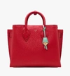 Mcm Neo Milla Tragetasche Aus Spanischem Leder In Ruby Red