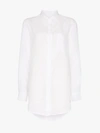 ASCENO ASCENO OVERSIZED LINEN SHIRT,141414107099