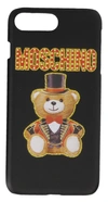 MOSCHINO MOSCHINO TEDDY CIRCUS LOGO IPHONE COVER