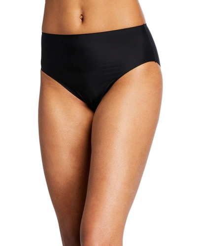 Tc Shapewear Matte Microfiber High-cut Panty 3-pack In Nude/black