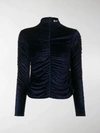 KENZO RUCHED TURTLENECK TOP,F862TO79692213546430