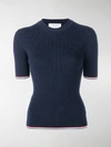 THOM BROWNE FITTED KNITTED TOP,FKA234A0001413558807