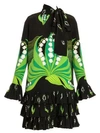 VALENTINO Lily Of The Valley Print Silk Dress
