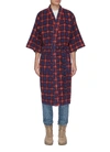 FEAR OF GOD Belted tartan plaid flannel dressing gown coat