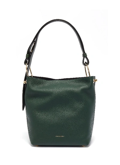 Strathberry 'lana Midi' Leather Bucket Bag In Bottle Green ModeSens