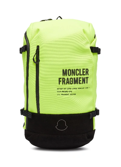 Moncler Genius X Fragment Hiroshi Fujiwara Canvas Backpack In Green