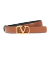 VALENTINO GARAVANI Valentino Garavani VLOGO leather belt,P00401889