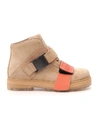 RICK OWENS RICK OWENS X BIRKENSTOCK FOLD OVER STRAP ANKLE BOOTS