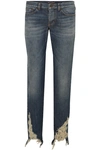 SAINT LAURENT DISTRESSED BOYFRIEND JEANS