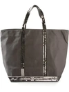 VANESSA BRUNO SEQUIN EMBELLISHED TOTE,0PVE01V4041499810775100