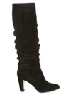 MANOLO BLAHNIK Shushanhi Slouch Suede Boots