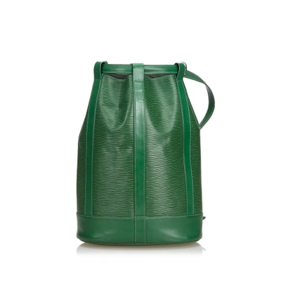 Louis Vuitton Green Epi Randonnee Pm