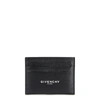 GIVENCHY BLACK LOGO LEATHER CARD HOLDER,3514983