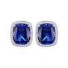 ATELIER SWAROVSKI NGEL STUD EARRINGS SWAROVSKI CREATED SAPPHIRE