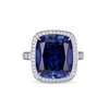 ATELIER SWAROVSKI NGEL HALO RING SWAROVSKI CREATED SAPPHIRE SIZE 58,3082391