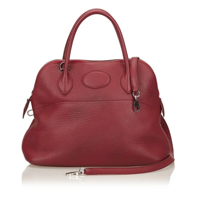 Pre-owned Hermes Red Satchel