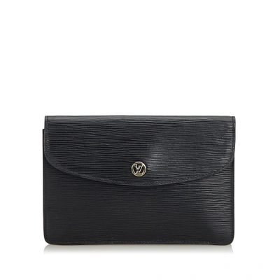 Louis Vuitton Black Clutch Bag