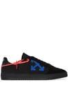 Off-white Logo Low-top Sneakers In Black
