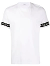 Givenchy Sleeve Logo Print Band T-shirt In White