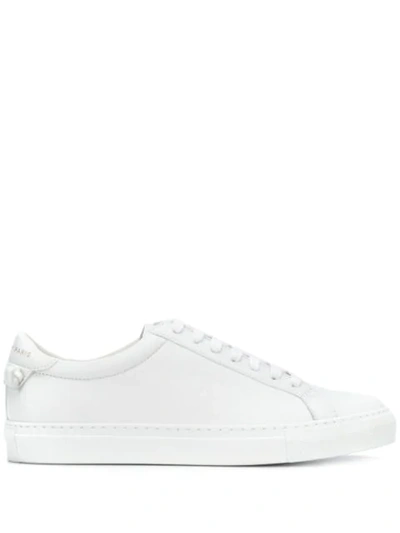Givenchy Paris Urban Street Sneakers In White And Black In White