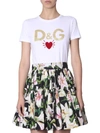 DOLCE & GABBANA COTTON JERSEY T-SHIRT,10970514