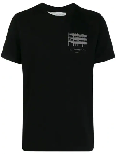 Off-white Industrial Short Sleeve T-shirt In Black