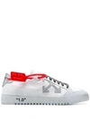 OFF-WHITE OFF-WHITE CROSS LOGO SNEAKERS - 白色