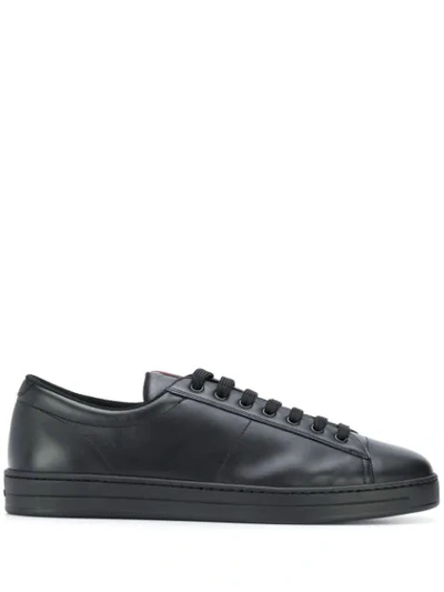 Prada Low-top Logo Detail Sneakers - 黑色 In Black