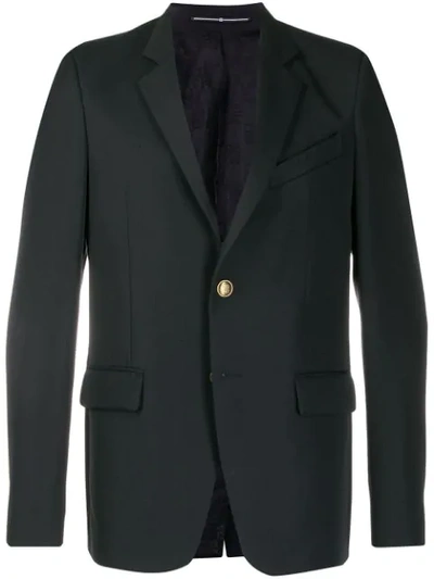 Givenchy Single-breasted Blazer Jacket In Black