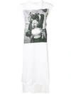 CHRISTOPHER KANE CHRISTOPHER KANE MARILYN MONROE-PRINT SLEEVELESS DRESS - 白色