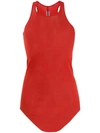 Rick Owens Loose Fit Tank Top In Red