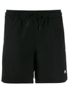 J. LINDEBERG J.LINDEBERG BANKS LOGO SWIMMING SHORTS - BLACK