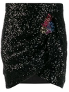 PINKO FITTED SEQUIN SKIRT