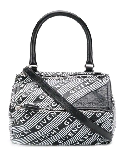 Givenchy Small Logo Pandora Bag In Black