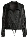 Alo Yoga Semi-sheer Stitch Jacket In Black