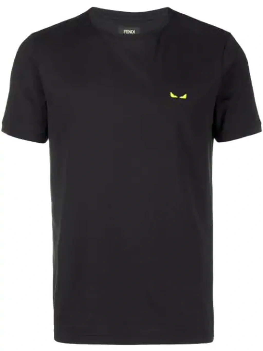 Fendi Bag Bugs-embroidered Cotton-jersey T-shirt In Black | ModeSens