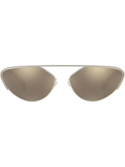 Alain Mikli X Alexandre Vauthier Nadege Sunglasses In Silver