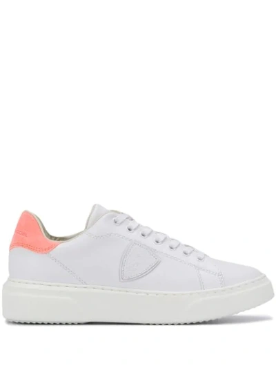 Philippe Model Temple Femme Platform Sneakers In White