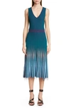 ALTUZARRA V-NECK RIB SWEATER DRESS,319-821 980