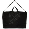 OFF-WHITE OFF-WHITE BLACK UNFINISHED ARROWS TOTE