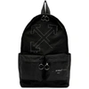 OFF-WHITE OFF-WHITE BLACK UNFINISHED ARROWS BACKPACK